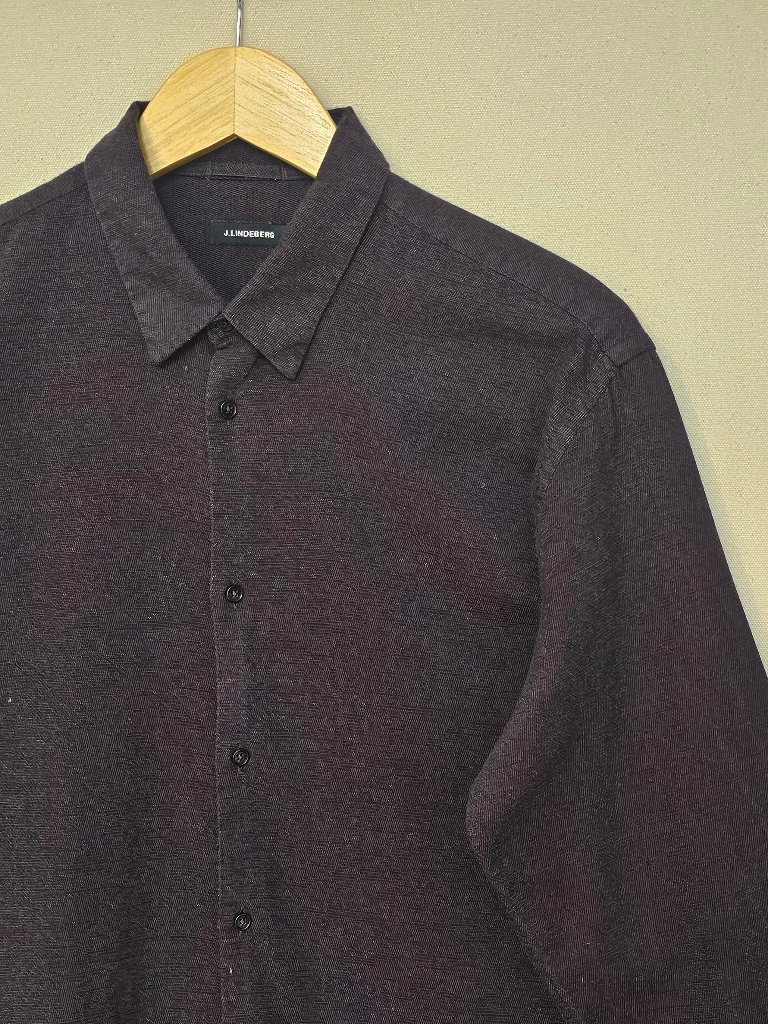 J Lindeberg Daniel Cbu Cotton Moline Button Down L